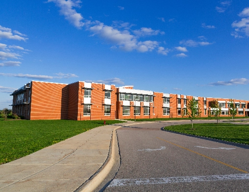 high school exterior