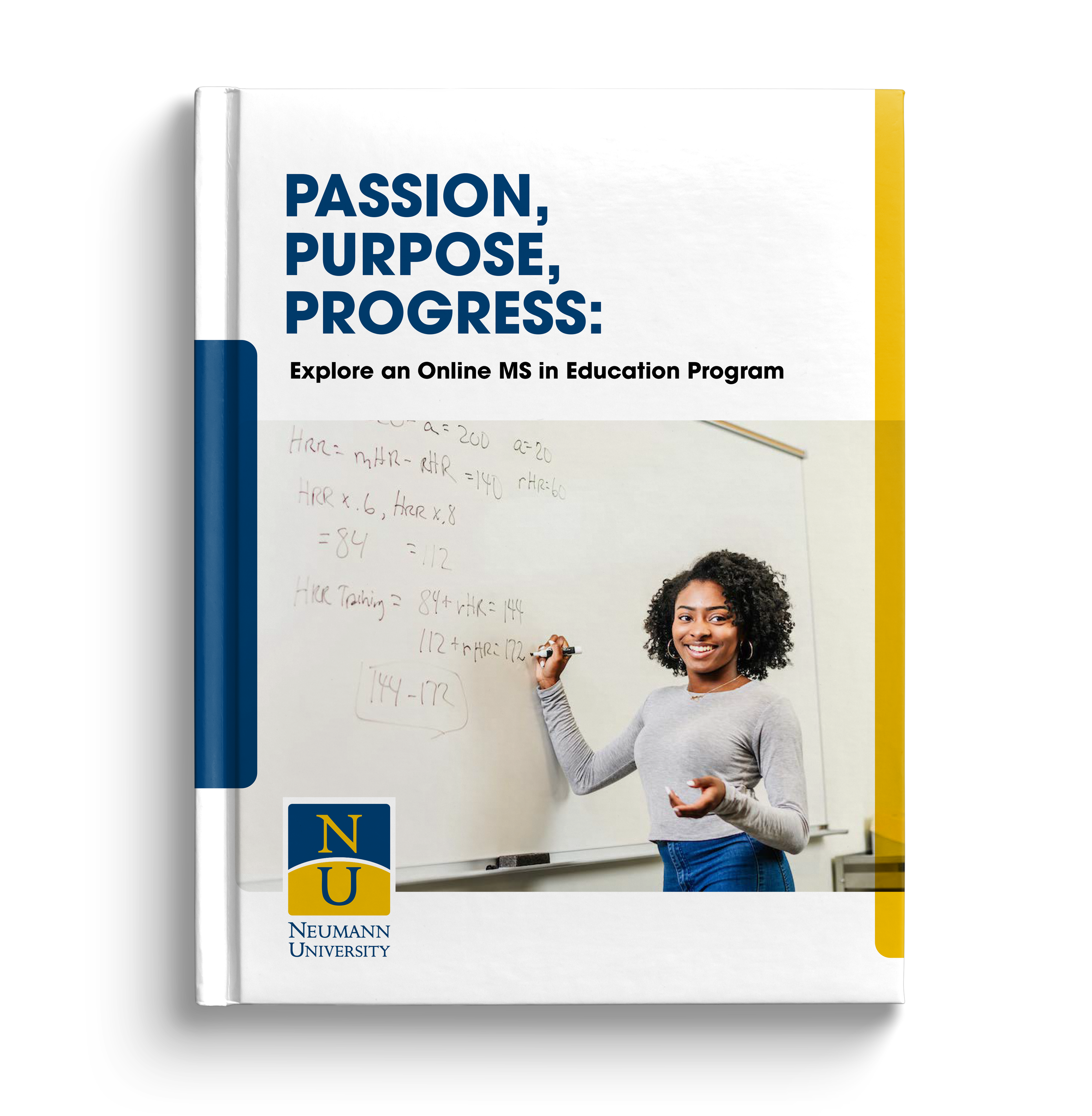 the cover of “Passion, purpose, progress: Explore an Online MS in Education program”